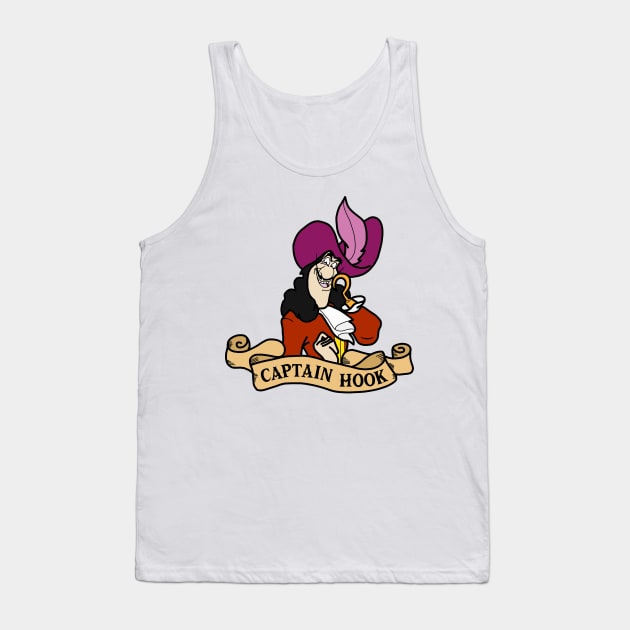 Captain Hook Tank Top by SimplePeteDoodles